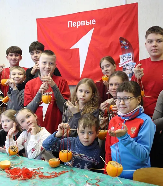 В&nbsp;Троицко-Печорске в&nbsp;Коми дети сделали кормушки из&nbsp;апельсинов