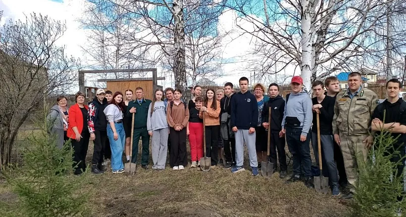 В&nbsp;Нязепетровске высадили Сад памяти