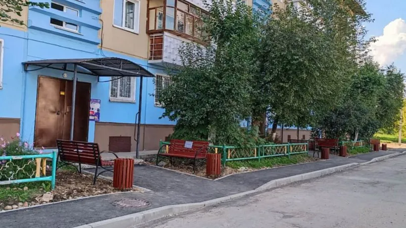 В&nbsp;иркутском поселке Маркова благоустроили двор и&nbsp;общественную территорию