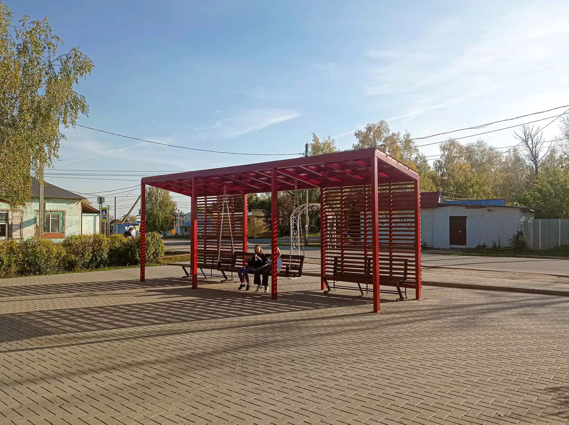 В&nbsp;поселке Пителино Рязанской области благоустраивают Советскую площадь