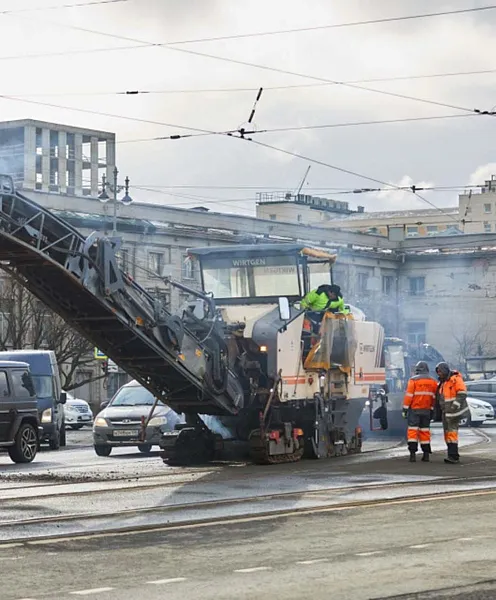В&nbsp;Петербурге приступили к&nbsp;ремонту на&nbsp;участке Московского проспекта