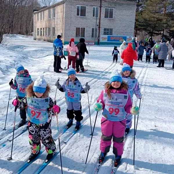 В&nbsp;приморском Арсеньеве организовали лыжню для&nbsp;дошкольников