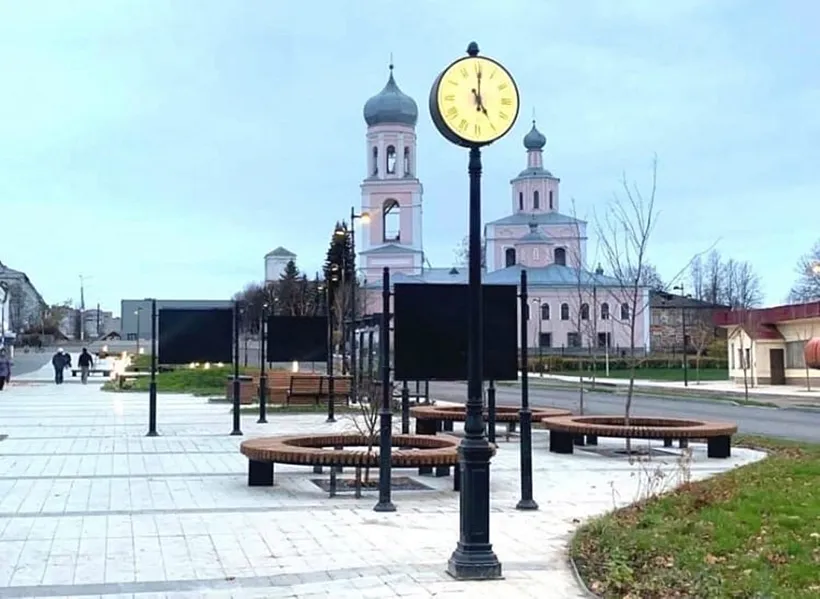 Площадь Свободы благоустроили в&nbsp;городе Валдае