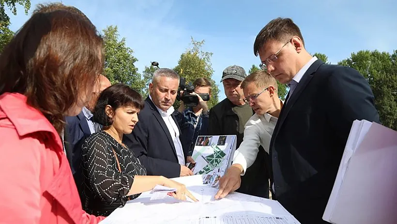 Благоустройство на&nbsp;улице Мира в&nbsp;Северодвинске завершат в&nbsp;сентябре