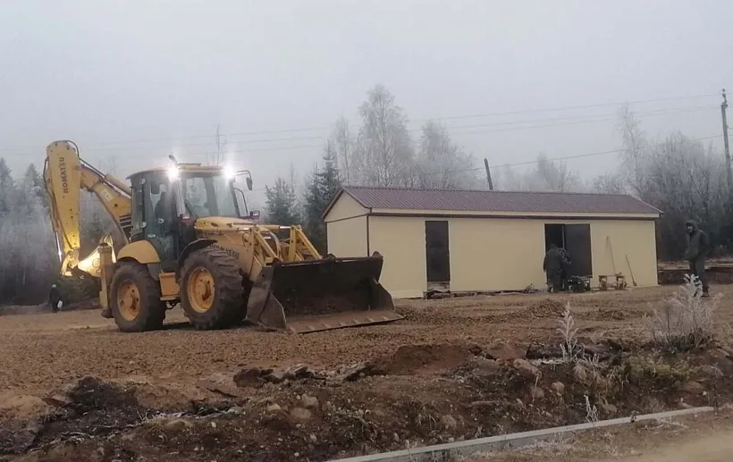 В&nbsp;Чухломе Костромской области завершают строительство лыжной трассы