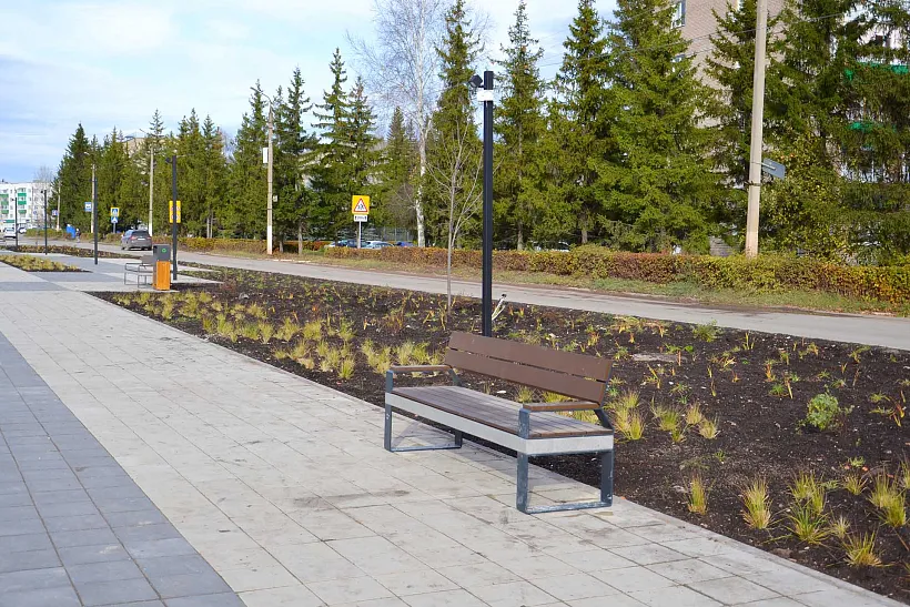 В&nbsp;Белебее в&nbsp;Башкирии завершают первый этап создания &laquo;Бульвара Новаторов&raquo;