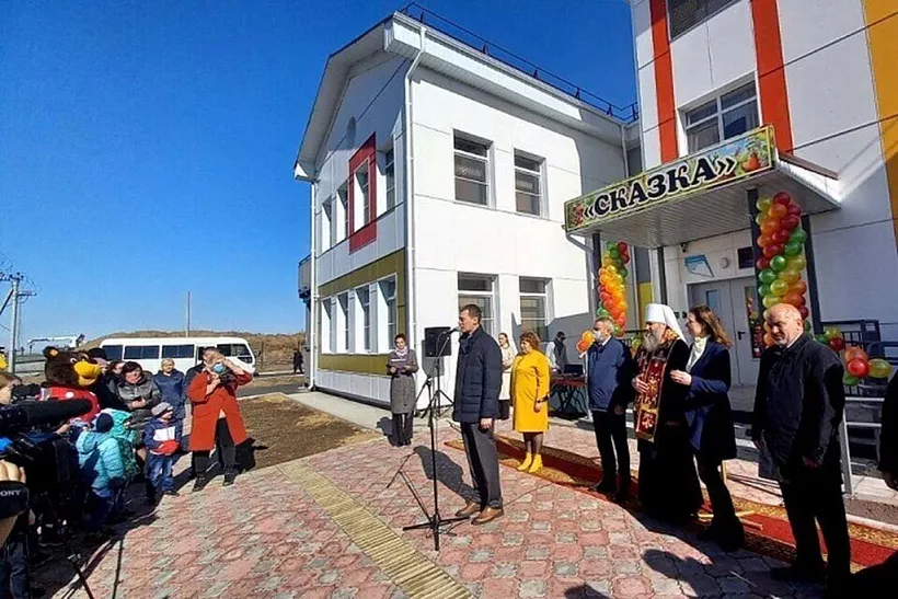 Новый детский сад на&nbsp;110&nbsp;мест открыли в&nbsp;хабаровском селе Гаровка-2