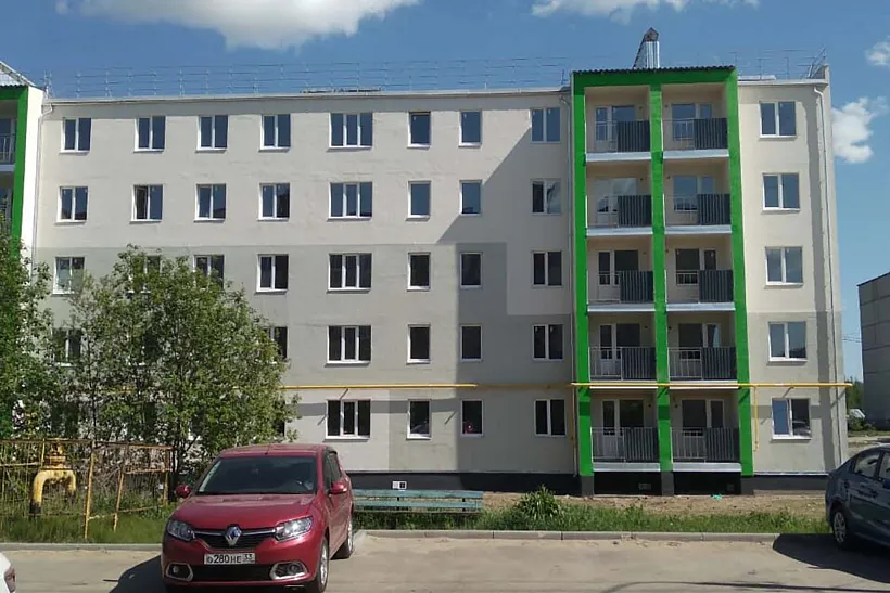 В&nbsp;Собинке Владимирской области построили дом для&nbsp;переселения граждан из&nbsp;аварийного жилья