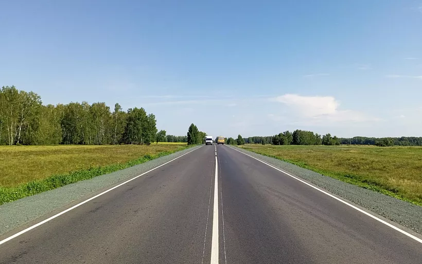 В&nbsp;Алтайском крае отремонтировали участки дороги от&nbsp;Романова до&nbsp;Камня-на-Оби