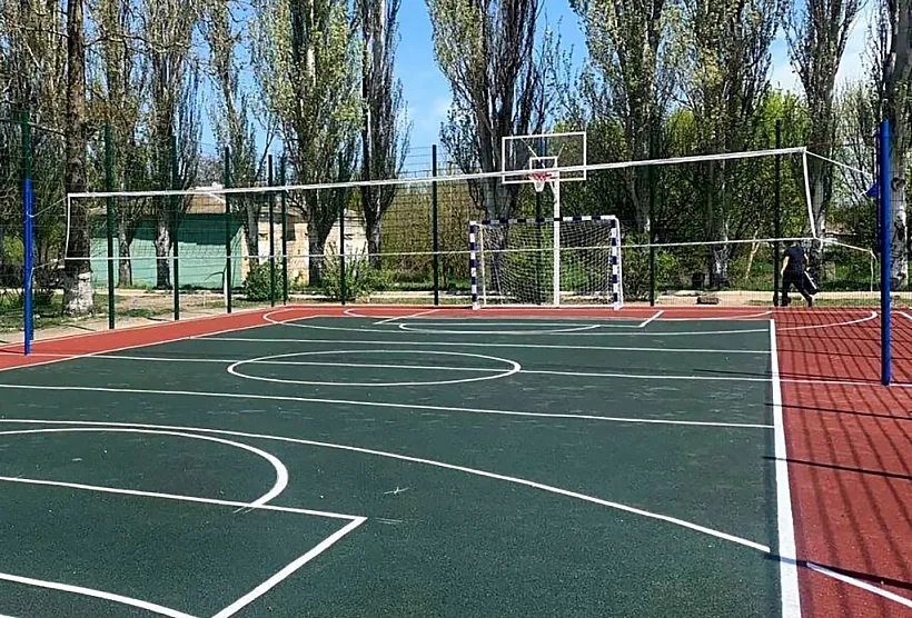 В&nbsp;Красноперекопском районе Крыма ведется обустройство спортивных объектов