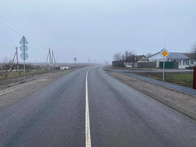Подъездную дорогу к&nbsp;селу Принцевка отремонтировали в&nbsp;Белгородской области