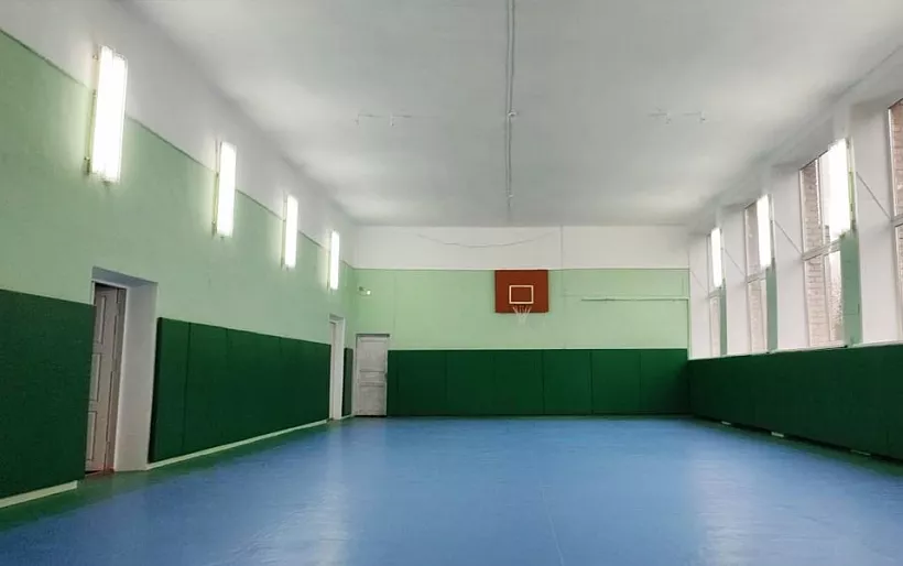 Спортивный зал отремонтировали в&nbsp;школе села Обжериха Ивановской области