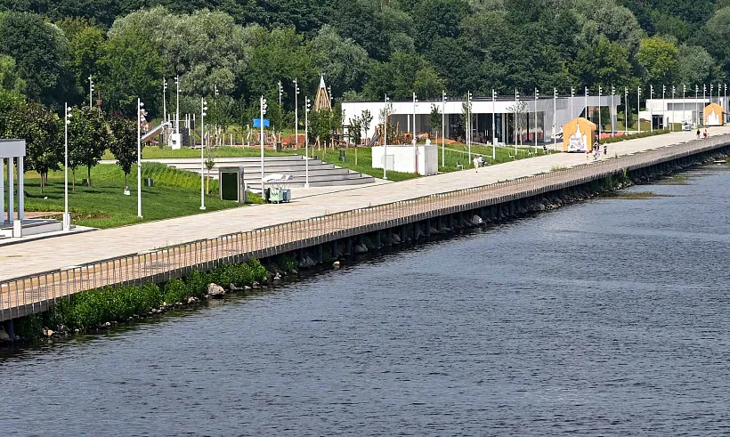 Обновленную набережную в&nbsp;городе Белоярском ХМАО откроют в&nbsp;сентябре
