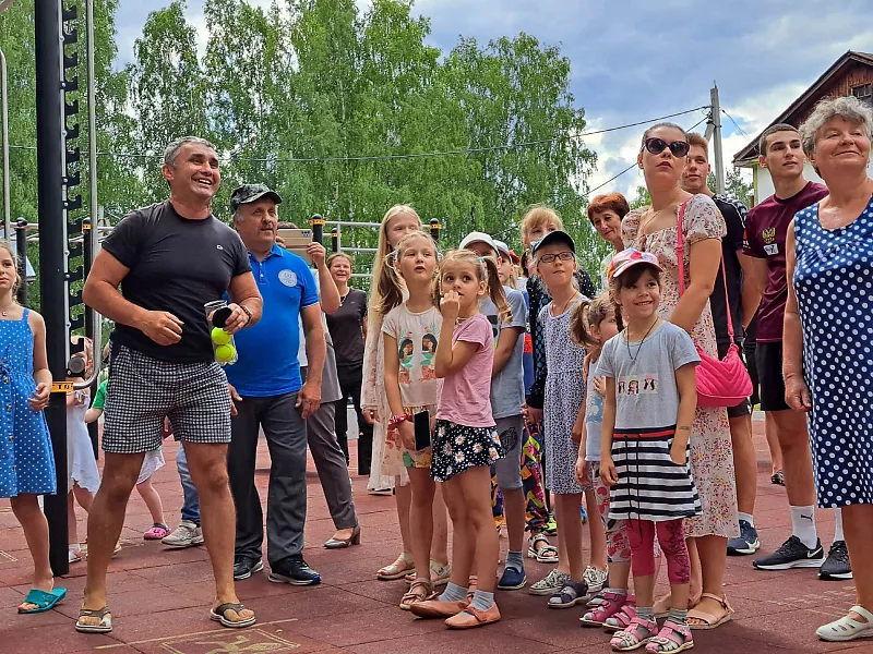 Спортплощадку открыли в&nbsp;поселке Первомайка в&nbsp;Костромской области