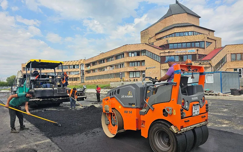 В&nbsp;подмосковном Дмитрове продолжается благоустройство площади