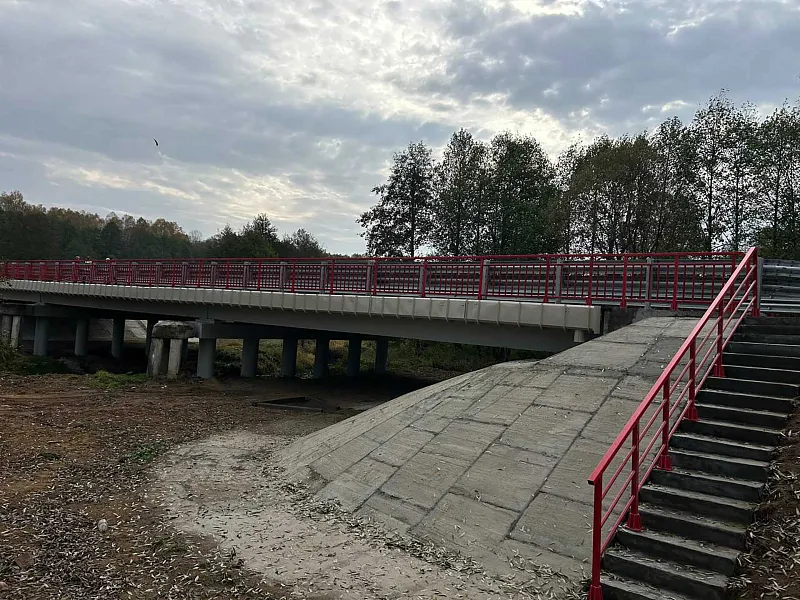 В&nbsp;Калужской области открыли движение по&nbsp;мосту через реку Которянку