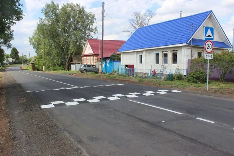 В&nbsp;Удмуртии отремонтировали первую дорогу по&nbsp;нацпроекту в&nbsp;2021&nbsp;году