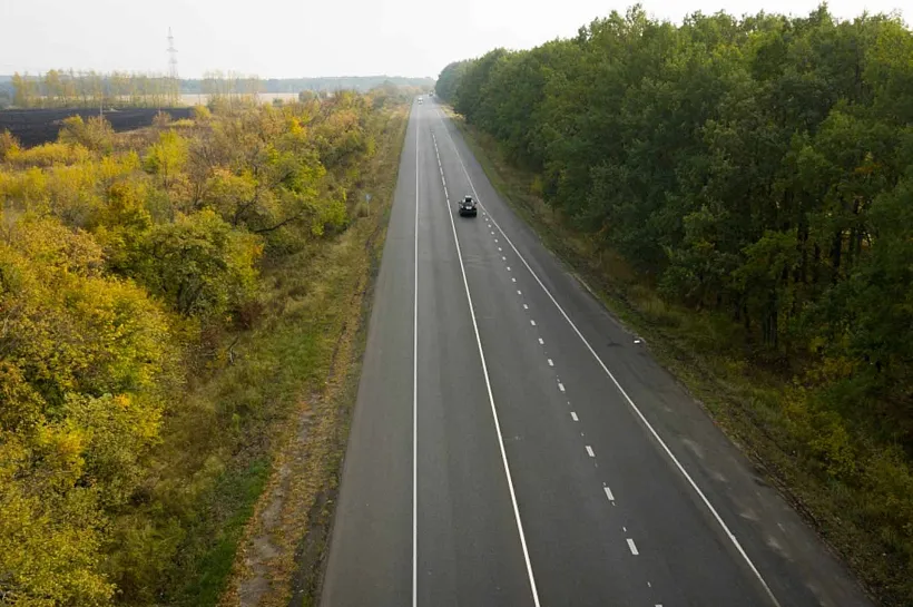 В&nbsp;Воронежской области обновили 2&nbsp;километра дороги по&nbsp;направлению к&nbsp;Луганску