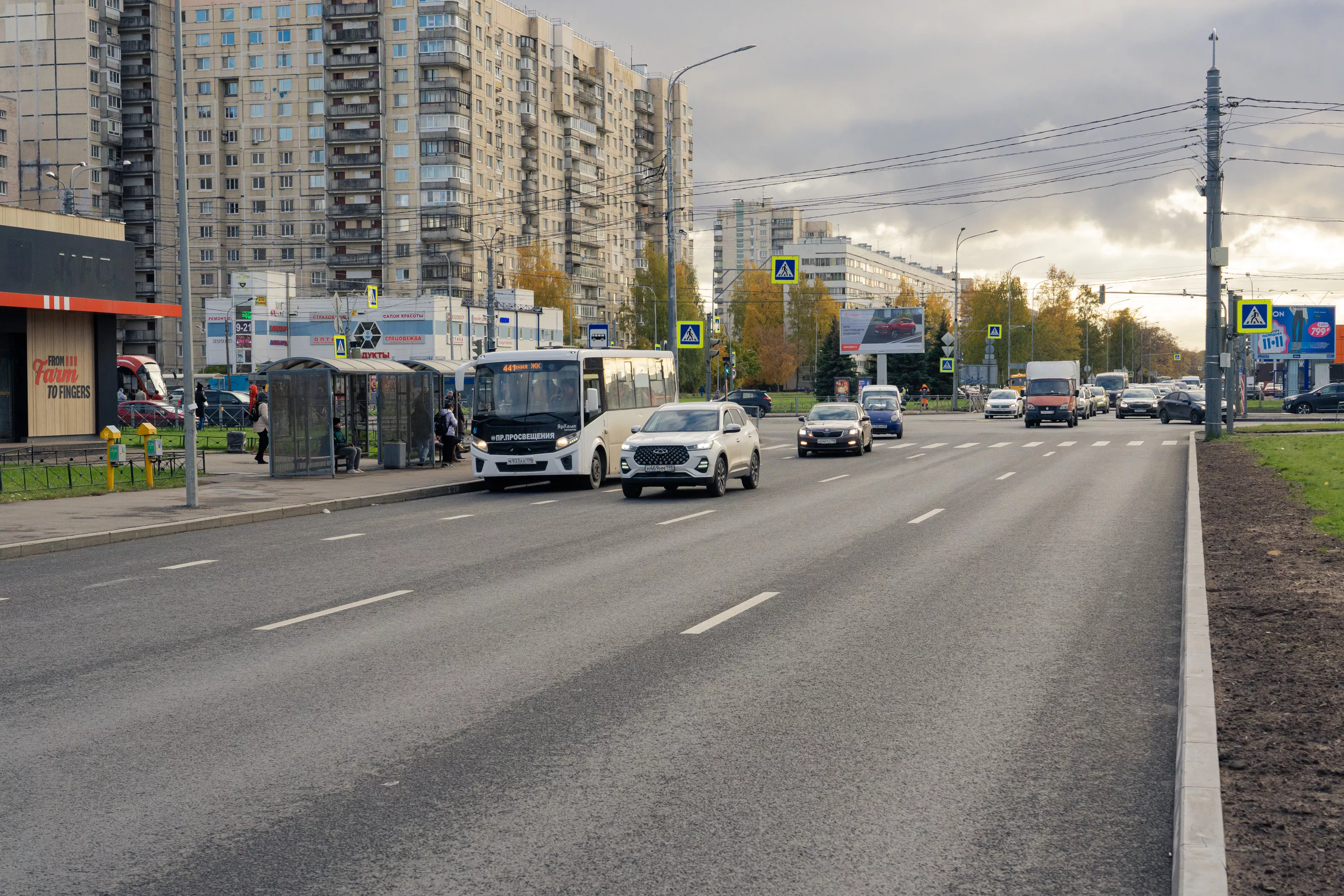 В&nbsp;Санкт-Петербурге отремонтировали проспект Культуры