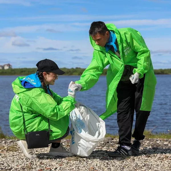 Экологическая акция прошла на&nbsp;берегу озера Городецкая Курья в&nbsp;Нарьян-Маре