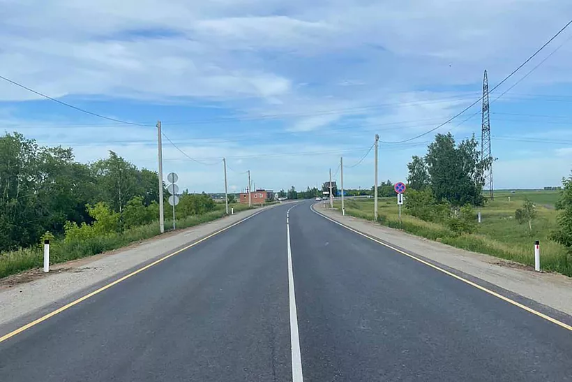 Дорожники обновили участок трассы Омск&nbsp;&mdash; граница Новосибирской области