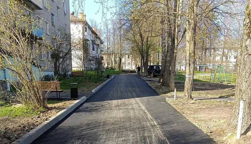 Еще&nbsp;20&nbsp;дворов благоустроили в&nbsp;Кольчугине Владимирской области