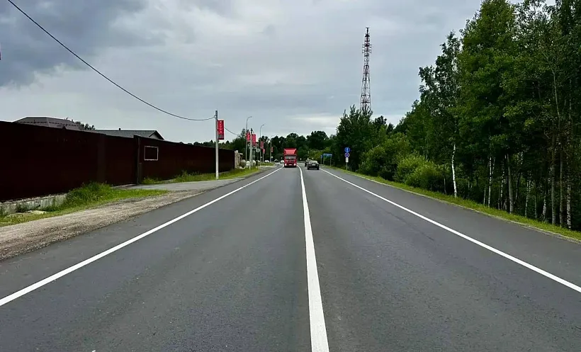 В&nbsp;подмосковном округе Истра завершили ремонт региональных дорог
