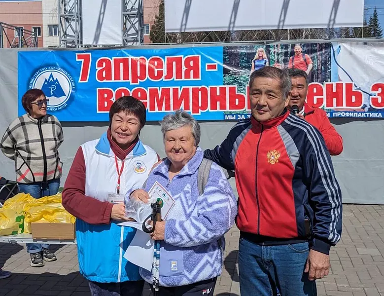 Акция по&nbsp;популяризации ходьбы прошла в&nbsp;Горно-Алтайске