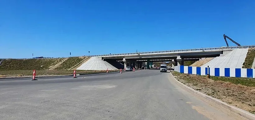 Готовность развязки в&nbsp;конце проспекта Победы в&nbsp;Калининграде превысила 80%