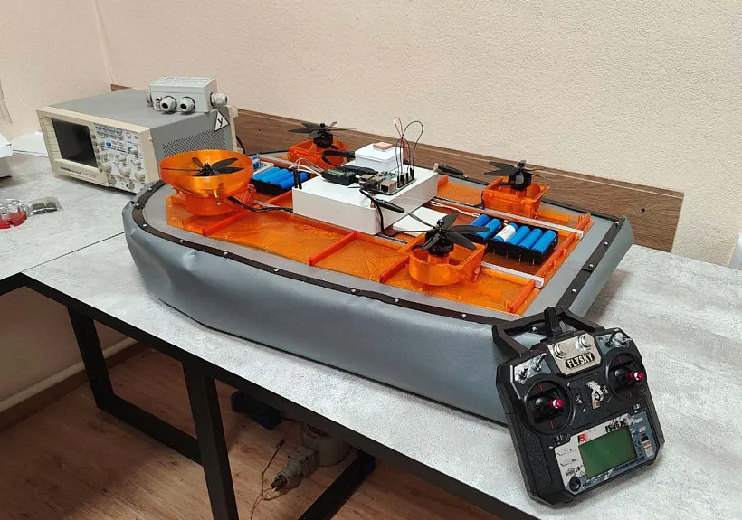 В&nbsp;Уфе создали прототип мобильной робоплатформы на&nbsp;воздушной подушке