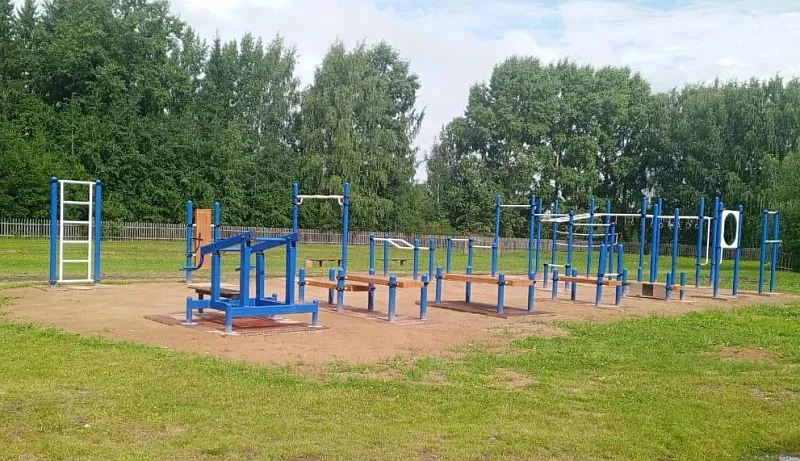 Площадка ГТО появилась в&nbsp;деревне Большой в&nbsp;Красноборском округе Поморья