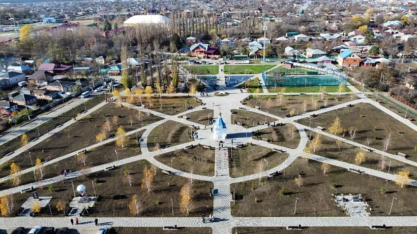 В&nbsp;кубанской станице Отрадной открыли сквер Мира