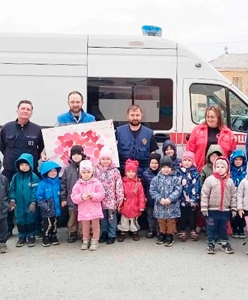 В&nbsp;Заречном Свердловской области дети посетили станцию скорой помощи