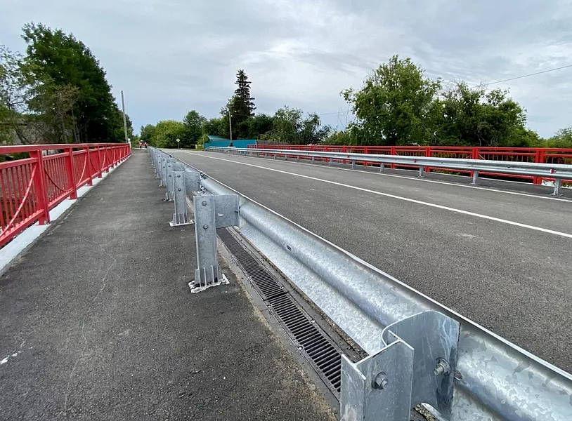В&nbsp;Кургане отремонтировали мост в&nbsp;микрорайоне Тополя