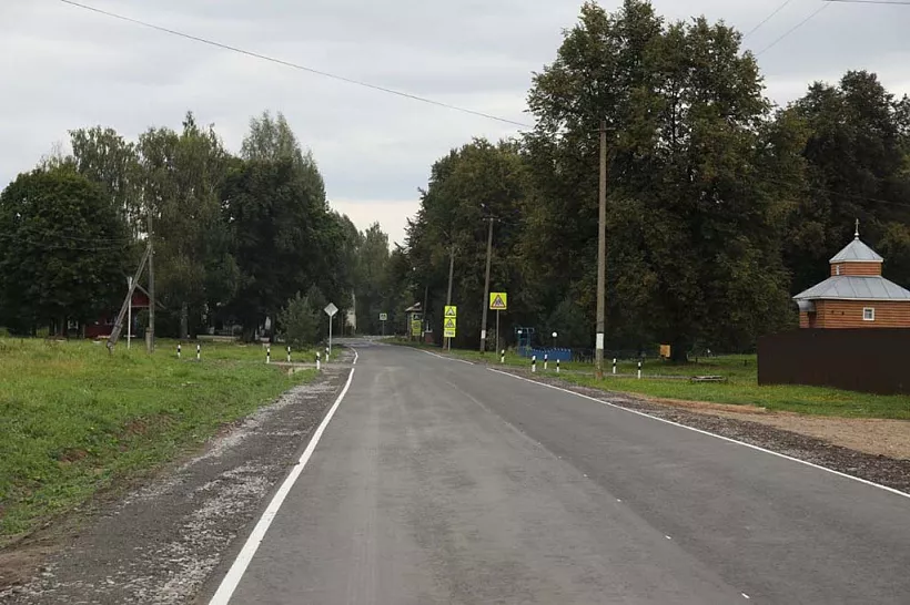 В&nbsp;Калужской области отремонтировали автодорогу Мокрое&nbsp;&mdash; Закрутое в&nbsp;Куйбышевском районе