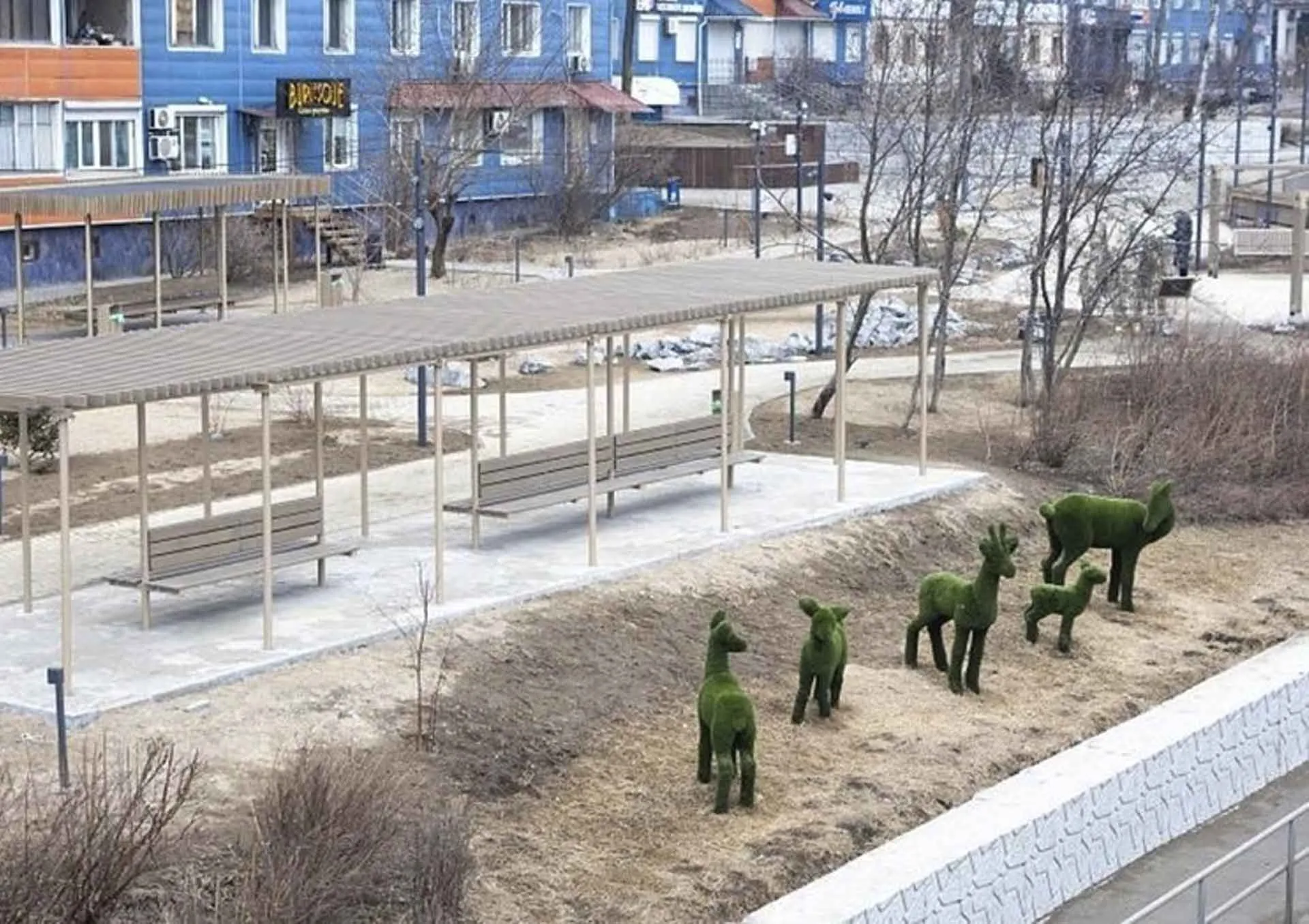 Во&nbsp;Владивостоке благоустроили сквер на&nbsp;улице Некрасовской