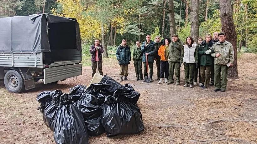 В&nbsp;подмосковном Подольске прошла акция &laquo;Чистый лес&raquo;