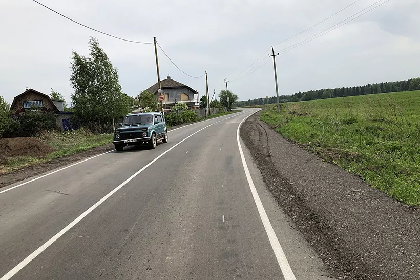 В&nbsp;Краснокамском округе Пермского края отремонтировали два участка дороги Гуляева&nbsp;&mdash; Курановка