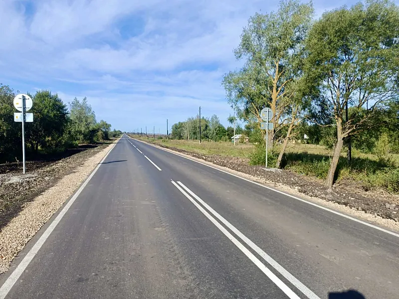 В&nbsp;Захаровском районе Рязанской области досрочно отремонтировали дорогу