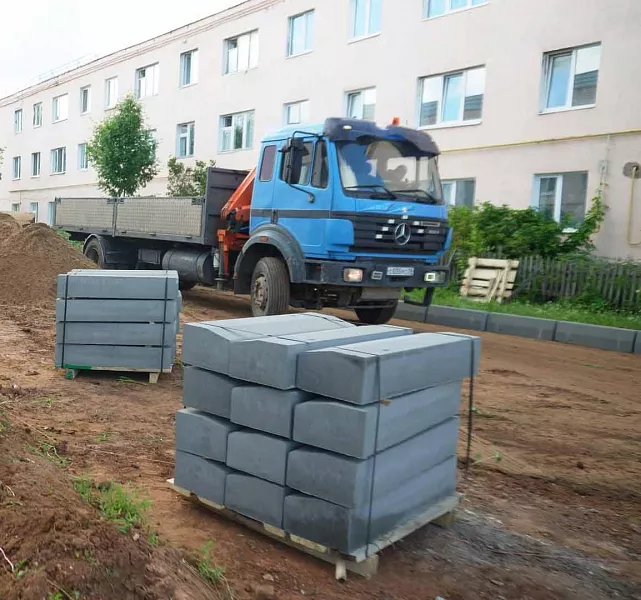 В&nbsp;селе Шаркан Удмуртии началось благоустройство дворовой территории
