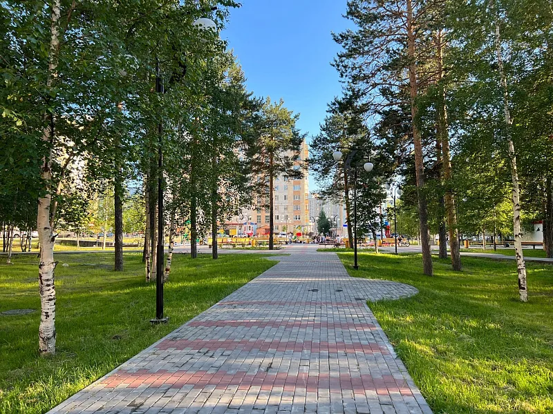 Новое общественное пространство появилось в&nbsp;городе Радужном в&nbsp;ХМАО