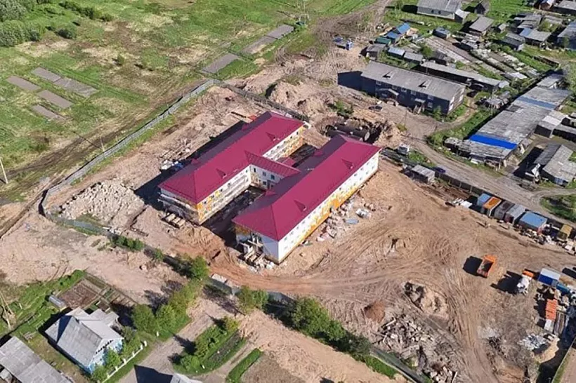 В&nbsp;городе Мезени Архангельской области завершается строительство детского сада