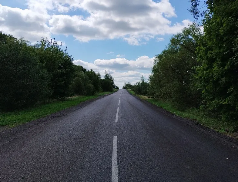 В&nbsp;Курской области обновили участок трассы Щигры&nbsp;&mdash; Защитное