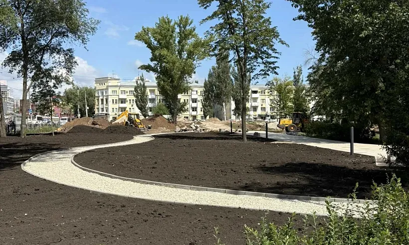 В&nbsp;Самаре продолжается благоустройство парка имени Щорса