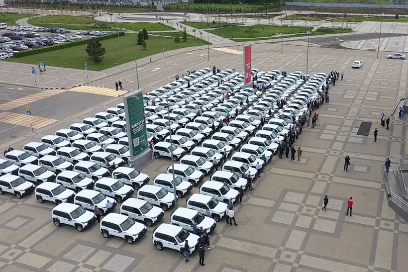 Медучреждения Лабинского района Кубани получили новый транспорт