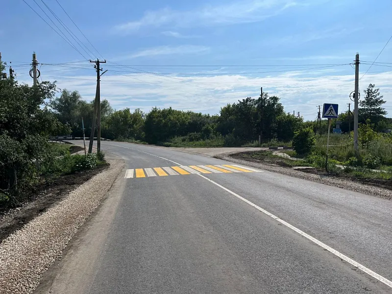 В&nbsp;поселке Самойловка Саратовской области обновили путь к&nbsp;федеральной трассе