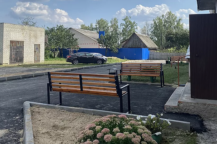 Дворы обновили в&nbsp;поселке Навля Брянской области