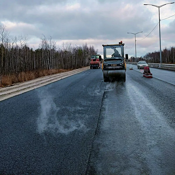 В&nbsp;Югре завершается ремонт части трассы Сургут&nbsp;&mdash; Нижневартовск