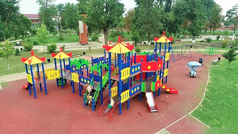 В&nbsp;поселке Афипском Краснодарского края благоустраивают центральный парк