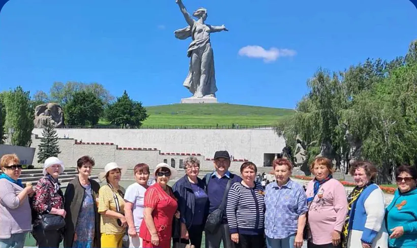 Пенсионеры из&nbsp;села Малые Дербеты в&nbsp;Калмыкии посетили Волгоград